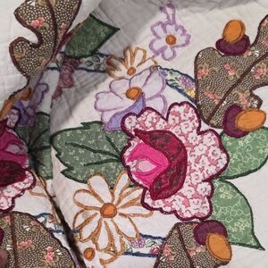 Vintage Handmade Floral Quilt Limited Edition 1864 Of 5000